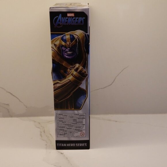 New in Box - Hasbro  Marvel Avengers Action Figurine THANOS Box size 12" x 6 - Picture 3 of 6